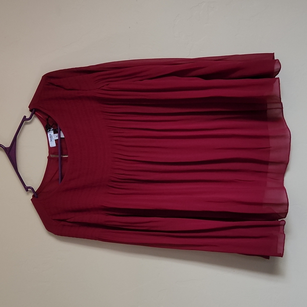 Kensie Burgundy Top Size Small  NEW WITH TAG